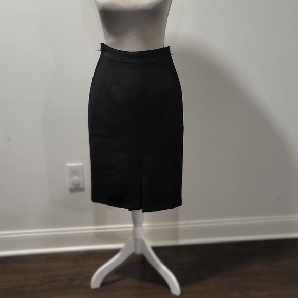 Twenty Easy Kaos Made in Italy Black Midi Skirt Size 4 - Picture 3 of 4